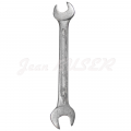 Llave plana de dos bocas 17 x 19 mm.