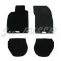 Set of 4 floor mats, black 964 + 993 (89-98)