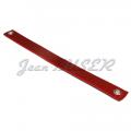 Sangle de tissu rouge rubis