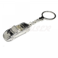 Porsche Boxster key ring made of pure silver