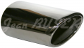 Stainless steel exhaust muffler tip for 911 with a 964/964 Turbo/993 look, to be welded