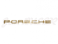 Lettrage « Porsche » doré sur face ARR 356 B T-6 (62-63) + 356 C (64-65)