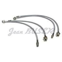 Aviation type stainless steel braided brake hose kit 356 A (56-59)