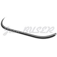 Rear bumper trim strip, 356 B (59-63) + 356 C (64-65)