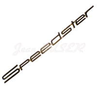 « Speedster » gold plated emblem on front fenders 356 A Speedster (1956-58)