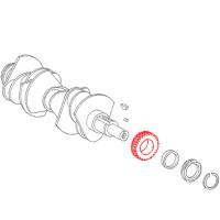 Crankshaft timing gear (size 0), 911 (65-89) + 964 Turbo 3.3 L (91-92) + 914-6