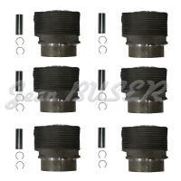 Cilindrada completa (6 pistones 97P12 y cilindros) para Porsche 964 Turbo 3.3 L Motor M30.69