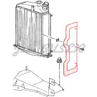 Déflecteur d'air de radiateur d'huile 964 + 964 Turbo 3.3 + 965 Turbo 3.6 + 993 + 993 Turbo