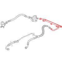 Rampa de combustible, lado DER, 911 Carrera (84-89)