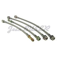 Aviation type stainless steel braided brake hose kit for 993 + 993 RS + 993 Turbo (94-98)