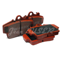 Set of 4 EBC front axle brake pads, red grade, (sport version) for Boxster 2.5L