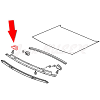 Poignée droite de capote 911 (83-85)