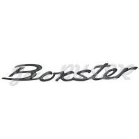 Sigle "Boxster" noir