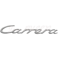 « Carrera » insignia for Porsche 996 (02-04) in grey