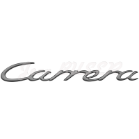 « Carrera » insignia for Porsche 996 (98-01) in grey