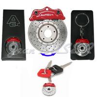 Red brake-disc key ring AUTOarts Porsche