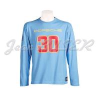 Porsche n°30 pale blue long-sleeved T-shirt