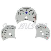 Dashboard instrument gage face kit (silver gray) for Boxster (97-02)