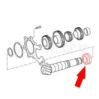 Roulement de plaque d'arbre secondaire BV Boxster 986 (97-04) + 996 (98-05)