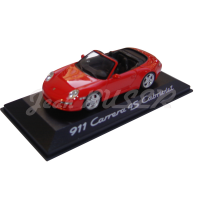 Modèle réduit 1/43e 997 Carrera 4S Cabriolet rouge