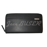 « Sport Classic » leather wallet with zippered closure
