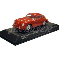 Modèle réduit 1/43e 356 A Coupé rouge