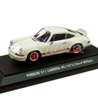 Modèle réduit 1/43e Porsche 911 Carrera RS 2,7L blanche/bandes rouge