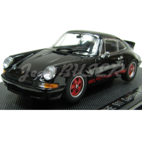 Modèle réduit 1/43e Porsche 911 Carrera RS 2,7L noire/bandes rouge