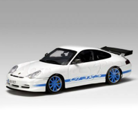 Modèle réduit 1/43e 996 GT3 RS blanche-bleu