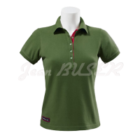 Polo femme Cayenne vert et rose