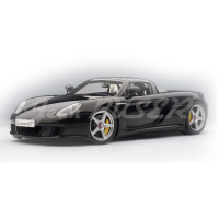 Modèle réduit 1/18e Porsche Carrera GT noir