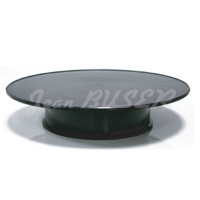 Socle tournant médium noir pour miniature ( diamètre 25,5cm )