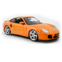 Modèle réduit 1/18e 996 Turbo Orange + Kit accessoires
