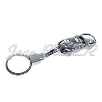 Silver plated Porsche Boxster key ring