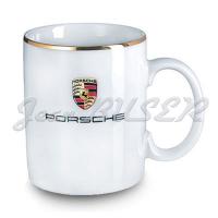 Tasse blanche écusson Porsche