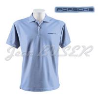 Polo Porsche bleu clair