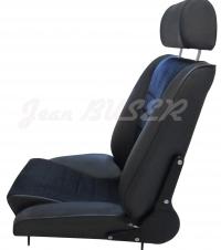 Siège Type recaro 911 S -73 velours noir/s avec appuie tête