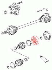 Joint homocinétique 964 C2 + 964 RS + 965 + 993