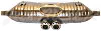 Stainless steel sport exhaust muffler Boxster S 2.7/3.2  "Super Sound"