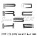 Silver-plated PORSCHE lettering, 911 T (68-71) + 912 + 914-4 1.7 L/1.8 L /1.8 L V (70-76)