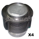 Cylindrée complète 4 pièces 356 A /  B 1600 S 75 Ch.(56-63) + 356 C 75 Ch. (64-65)