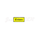 Etiqueta amarilla « Einlass » para filtro de aceite 356
