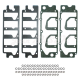 Valve cover gasket set, 911 (68-89) + 911 Turbo 3.3 L (78-92) + 914-6 (70-72)