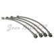 Stainless steel braided sport brake hose kit (4 pieces) for Porsche 996 + 996 Turbo + 996 GT3 (97-20