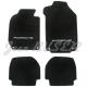 Original 4-piece floor carpet cover set, black, 912 Coupé + 911 Coupé (65-89)