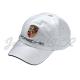 White cap with embroidered Porsche Crest and logo