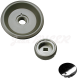 Kit bouton de porte aluminium 3 pièces 911 (85-89) + 964 + 993