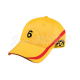 Yellow and red RS Spyder n°6 cap