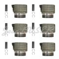Complete 6-cylinder set with pistons for Porsche 993 Turbo 3.6 L Type M64/60 - 100P46 pistons
