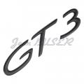 Sigle "GT3" noir 996 GT3 + 997 GT3 Sigle "GT3" noir 996 GT3 + 997 GT3